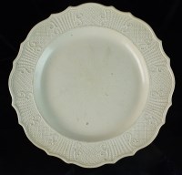 Lot 40 - A Staffordshire white salt-glazed stoneware...