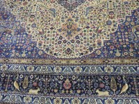 Lot 71 - A large 20th century Persian design blue...