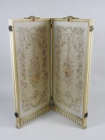 Lot 95 - A 20th century Louis XVI style cream painted...