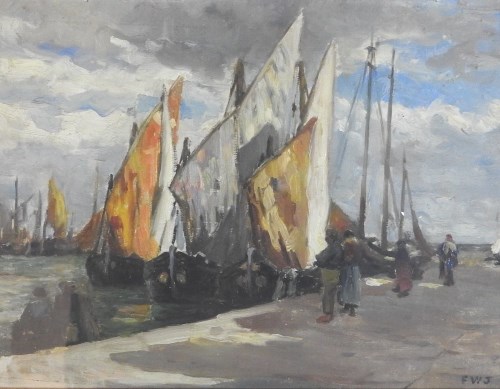 Lot 168 - Frederick William Jackson (1859-1918) Fishing...