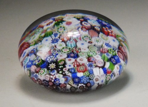 Lot 213 - A Baccarat millefiori paperweight, mid-19th...