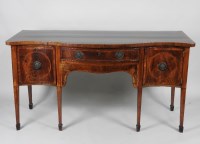 Lot 242 - An early 19th century mahogany inlaid and...