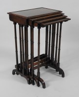 Lot 245 - An early 20th century rosewood and rosewood...