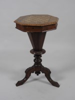 Lot 247 - A Victorian walnut chequer board topped...