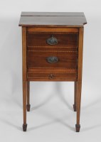 Lot 256 - A 19th century mahogany pot cupboard the...