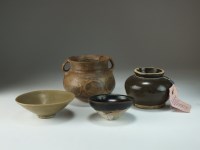 Lot 90 - A Chinese Neolithic painted pottery vessel,...
