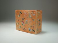 Lot 119 - A Chinese famille rose pillow, 18th century,...