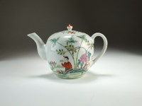 Lot 125 - A Chinese famille rose teapot and cover,...