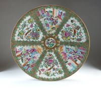 Lot 133 - A Chinese Canton famille rose charger, 19th...