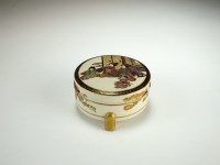 Lot 241 - A Japanese Satsuma pot and cover, Taisho era,...