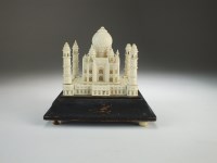 Lot 281 - An Indian ivory model of the Taj Mahal, early...