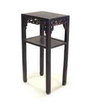 Lot 291 - A Chinese hardwood urn stand, 19th Century,...