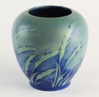Lot 55 - A Moorcroft salt-glazed vase in the Waving...