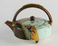 Lot 59 - A Royal Worcester aesthetic style teapot and...