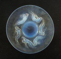 Lot 62 - A Rene Lalique 'Ondines' pattern plate, number...