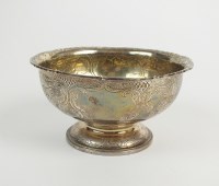 Lot 82 - A Victorian Scottish silver bowl, Marshall &...