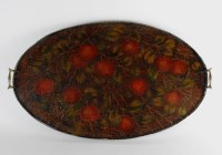 Lot 88 - A late 19th century Arts and Crafts style oval...