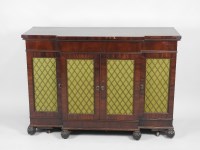 Lot 140 - An early Victorian mahogany breakfront low...