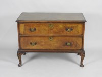 Lot 141 - A 19th century figured walnut veneered and...