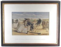 Lot 171 - After John leech (1817-1864) ladies in a stiff...