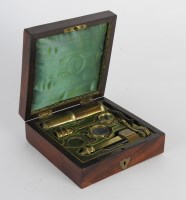 Lot 253 - A mid 19th century mahogany cased field...