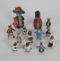 Lot 261 - A group of early 20th century cold painted...