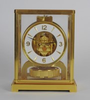 Lot 275 - A Jaeger le Coultre Atmos clock, third quarter...