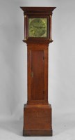 Lot 281 - A mid 18th century oak thirty hour longcase...