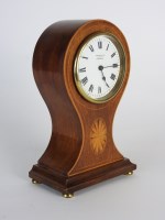 Lot 311 - An Edwardian mahogany boxwood line strung...