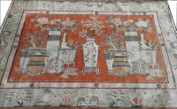 Lot 366 - A Chinese rug, 20th century approximately...