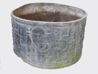 Lot 373 - A large 20th century lead cistern in the 18th...