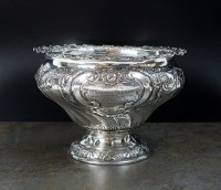 Lot 75 - An Edwardian silver pedestal presentation bowl,...