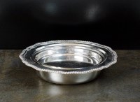 Lot 96 - A silver dish and liner, the dish by Richard...