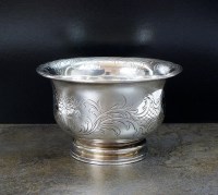 Lot 100 - A Victorian silver presentation bowl, London...