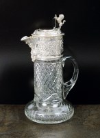 Lot 104 - A late 19th century silver plated mounted...