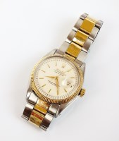Lot 264 - A Gentleman's Rolex gold and stainless steel...
