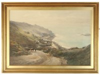 Lot 299 - John Farquharson (1865-1931) Sennen Cove...