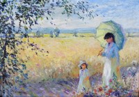 Lot 348 - Jeanette Leuers (B.1942) The Cornfield Path...