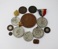 Lot 357 - A Victorian diamond Jubilee medallion,...