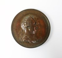 Lot 366 - France- 1793, Louis XVI, copper medal by C.H....