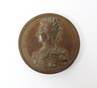 Lot 367 - France- 1793, Louis XVI, copper medal by C.H....