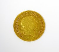 Lot 382 - George III half Guinea, dated 1808, seventh...