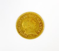 Lot 386 - George III third Guinea, dated 1810, second...