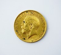 Lot 408 - A George V sovereign, dated 1914