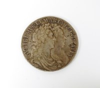 Lot 428 - William and Mary half crown, dated 1689, first...