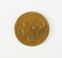 Lot 441 - A Victorian sovereign, dated 1880, with St...
