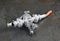 Lot 16 - A Victorian silver and coral rattle, whistle...