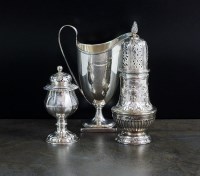 Lot 42 - A George III silver helmet cream jug, Henry...