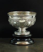 Lot 45 - A Victorian silver presentation rose bowl,...