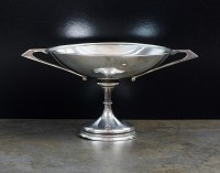 Lot 56 - A George V silver pedestal bon bon dish,...